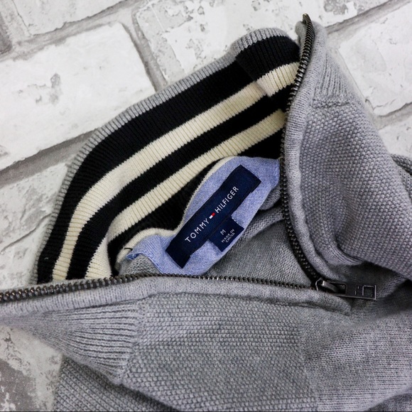 Tommy Hilfiger 1/4 Zip Pullover Sweater - Picture 5 of 11